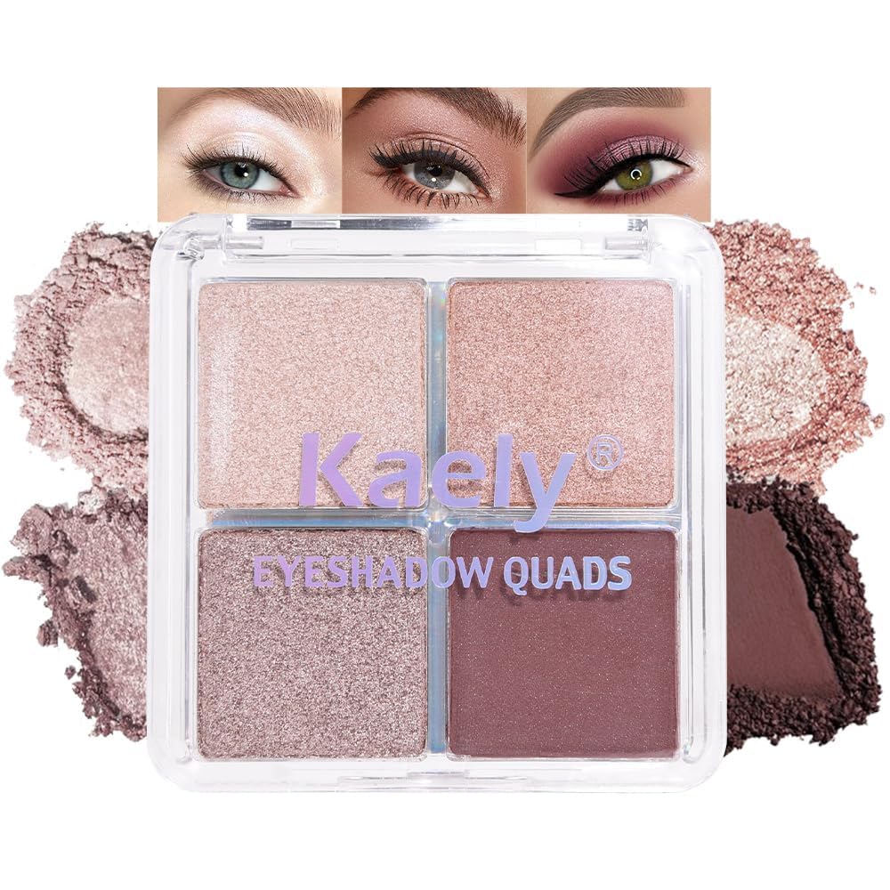 Palette de fards à paupières HHLTOH 4 couleurs vue de face