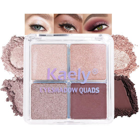 Palette de fards à paupières HHLTOH 4 couleurs vue de face