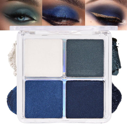 Palette de fards à paupières HHLTOH 4 couleurs vue de face