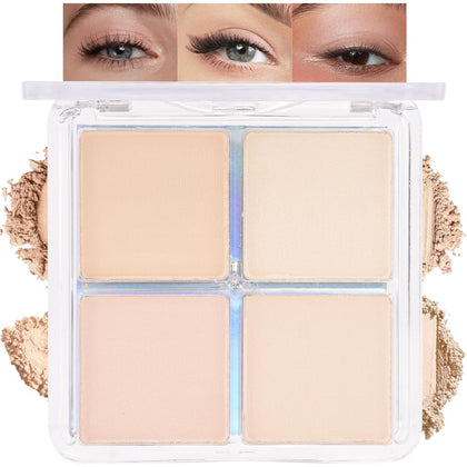 Palette de fards à paupières HHLTOH avec 4 teintes nude