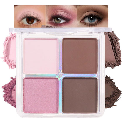 Palette de fards à paupières HHLTOH rose chocolat vue de face