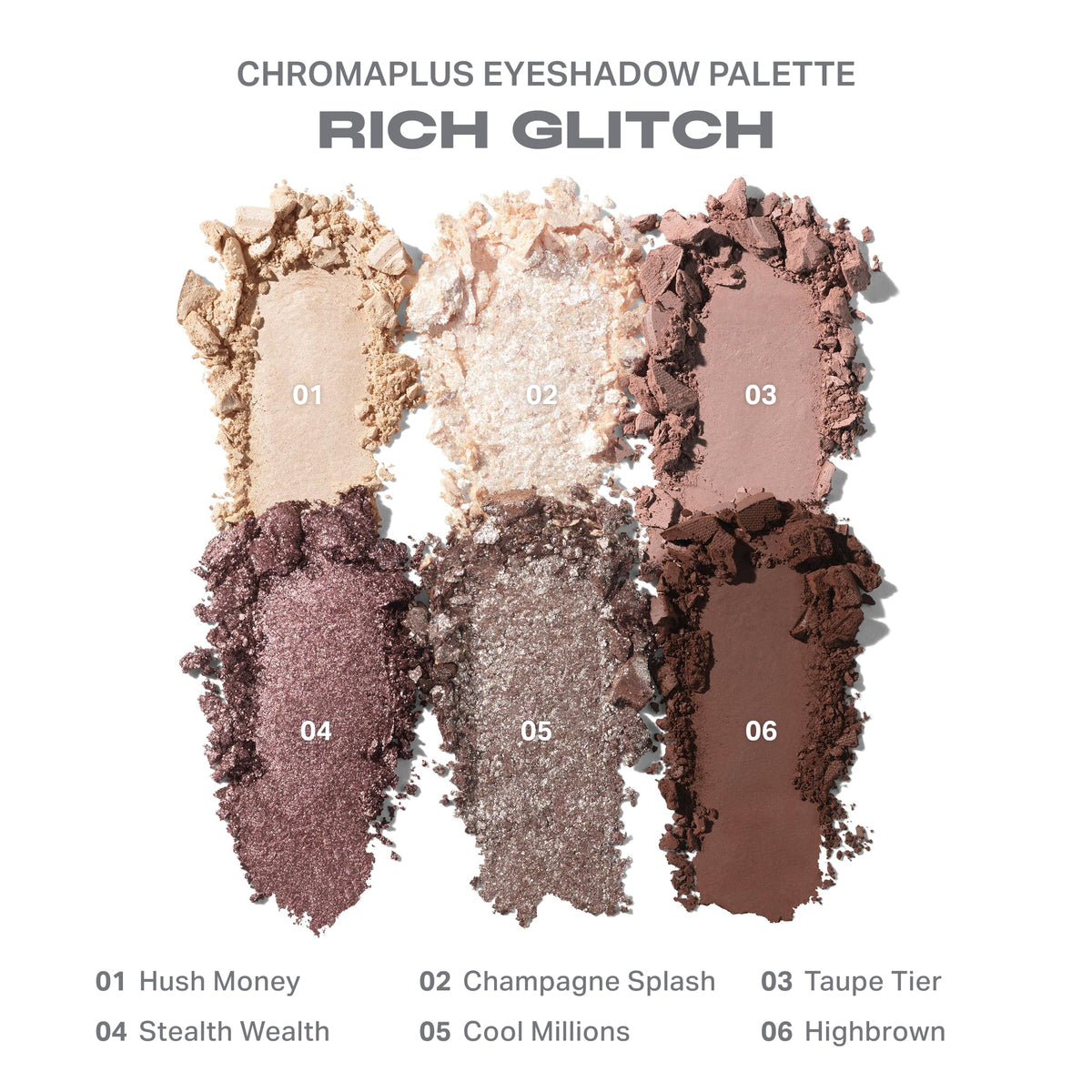 Palette de fards à paupières MORPHE ChromaPlus avec pinceau