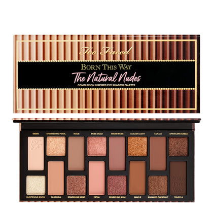 Palette de Fards à Paupières Nudes Naturels Too Faced vue de face