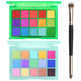Palette de fards à paupières UCANBE avec 15 teintes colorées