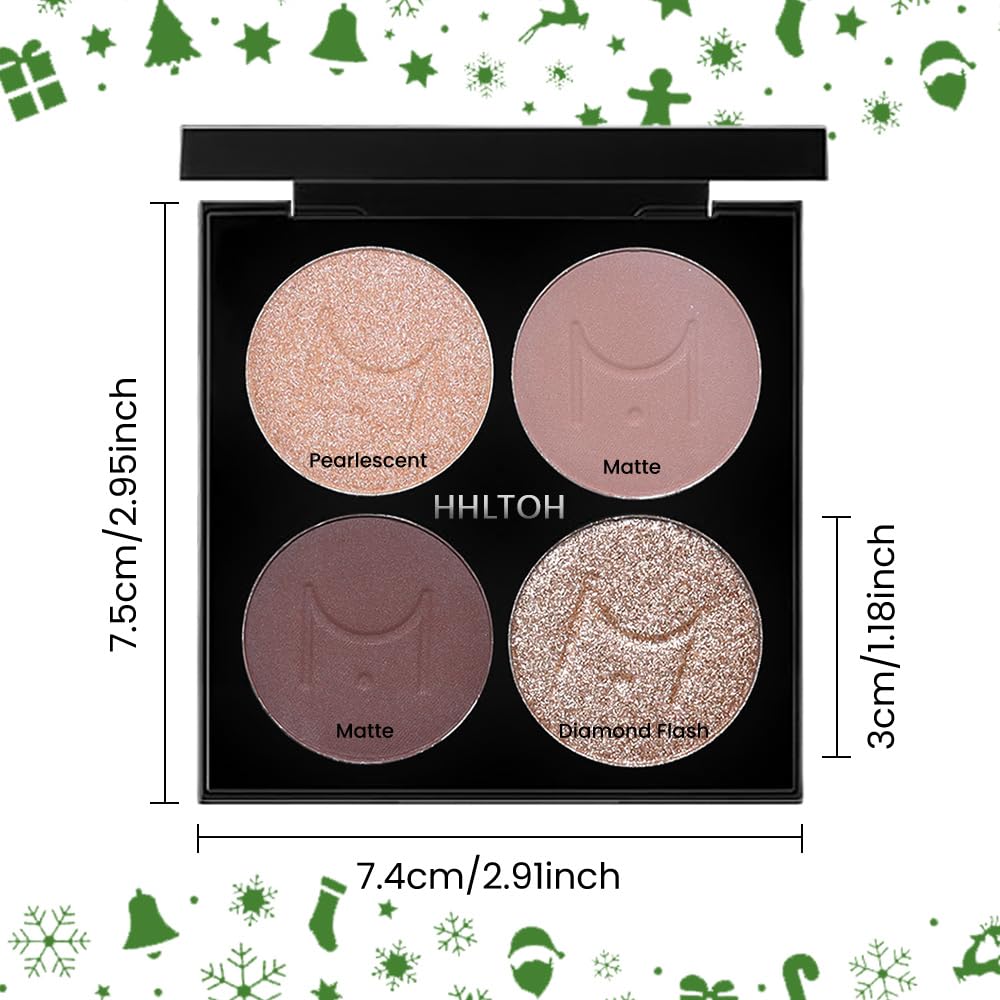 Palette de fards HHLTOH avec miroir intégré