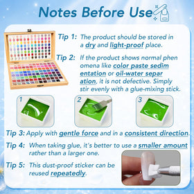 Palette de gel GZIXBDA sur une table de manucure