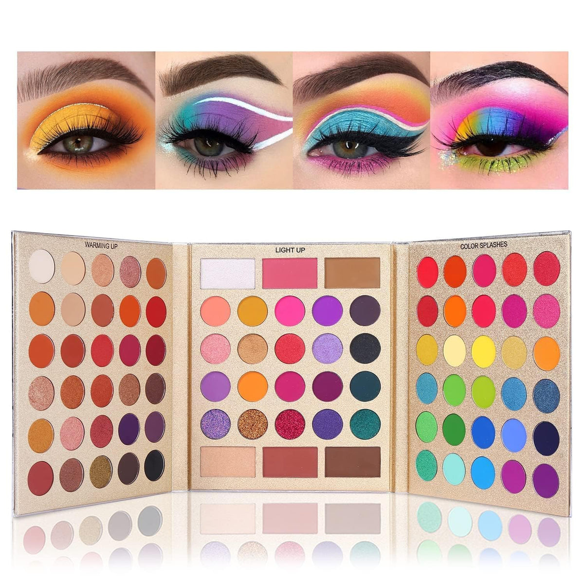 Palette de maquillage UCANBE 86 couleurs vue avant