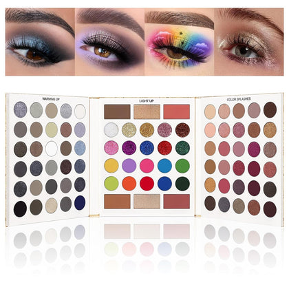 Palette de maquillage UCANBE 86 couleurs vue de face