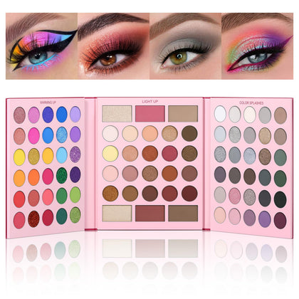 Palette de maquillage UCANBE 86 couleurs vue de face