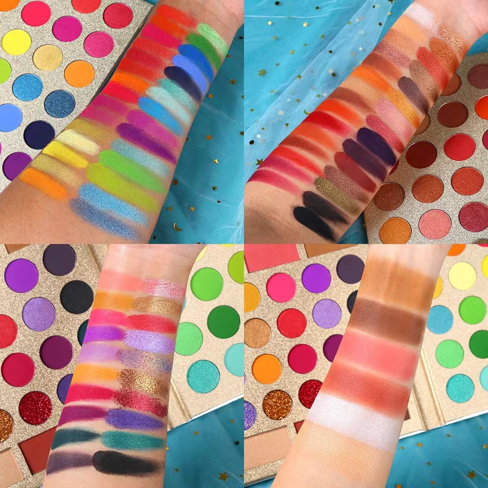 Palette de maquillage UCANBE avec packaging argenté