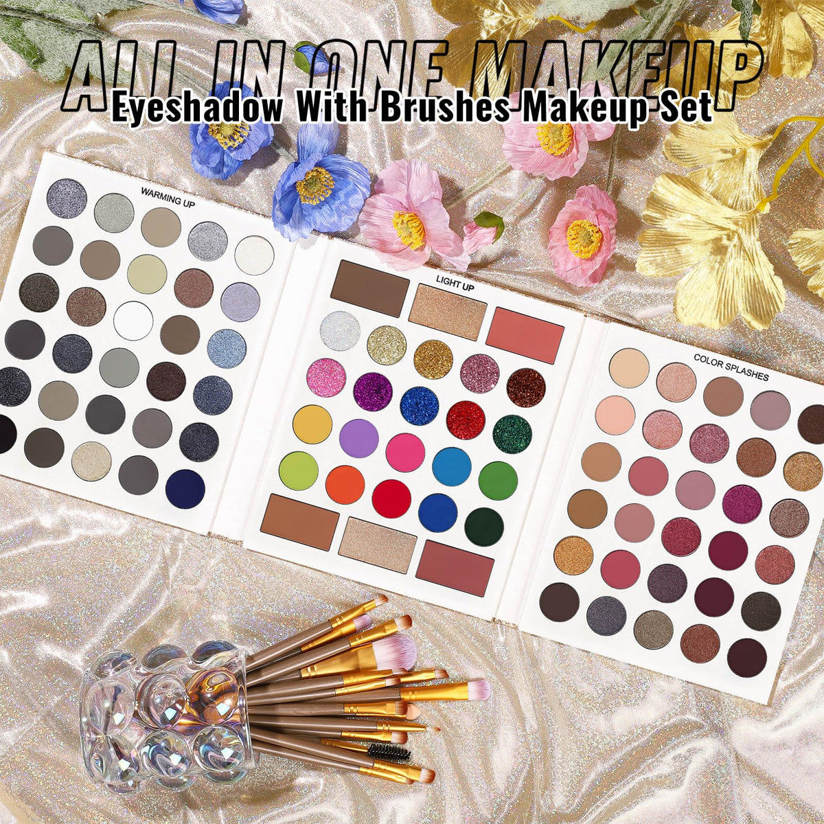 Palette de maquillage UCANBE avec un fond neutre
