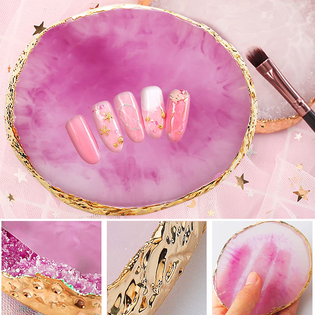 Palette de mélange pour ongles, utilisation avec gel à ongles