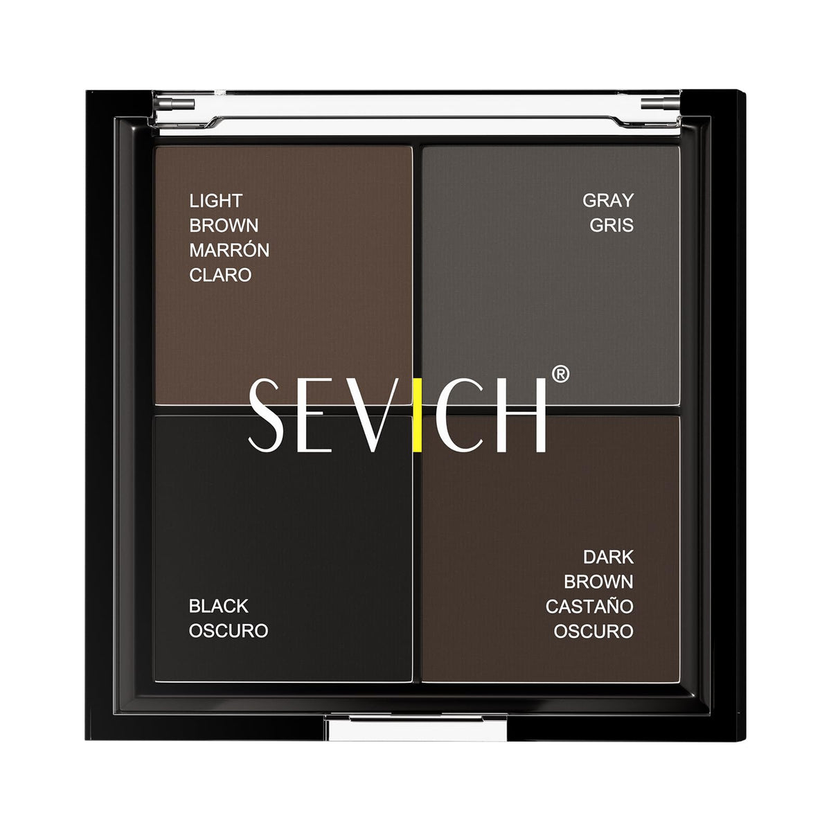 Palette de poudres SEVICH avec 4 teintes pour cheveux