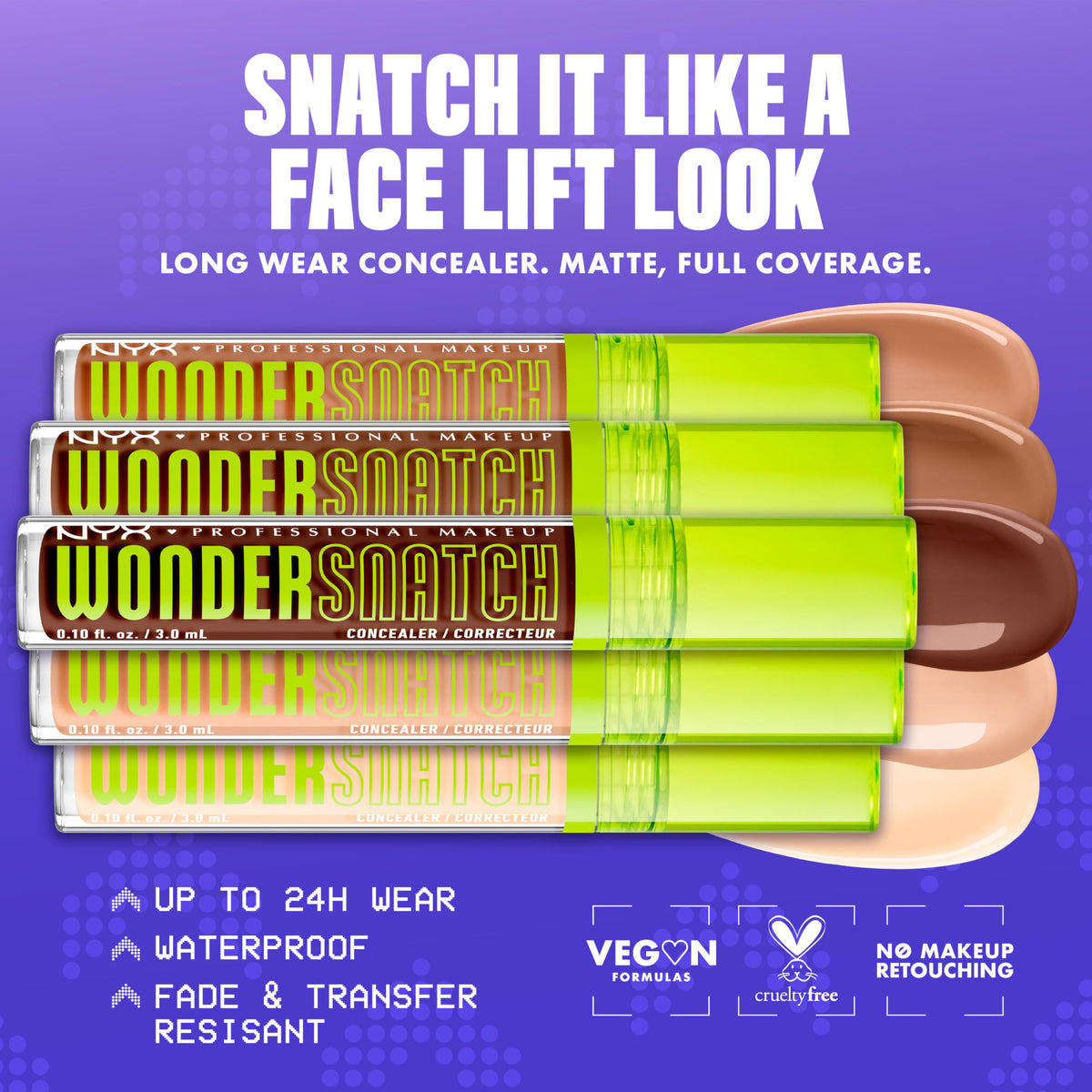 Palette de teintes NYX Wonder Snatch Concealer