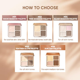 Palette JUDYDOLL avec mise en valeur des teintes