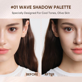 Palette JUDYDOLL sur une surface de maquillage