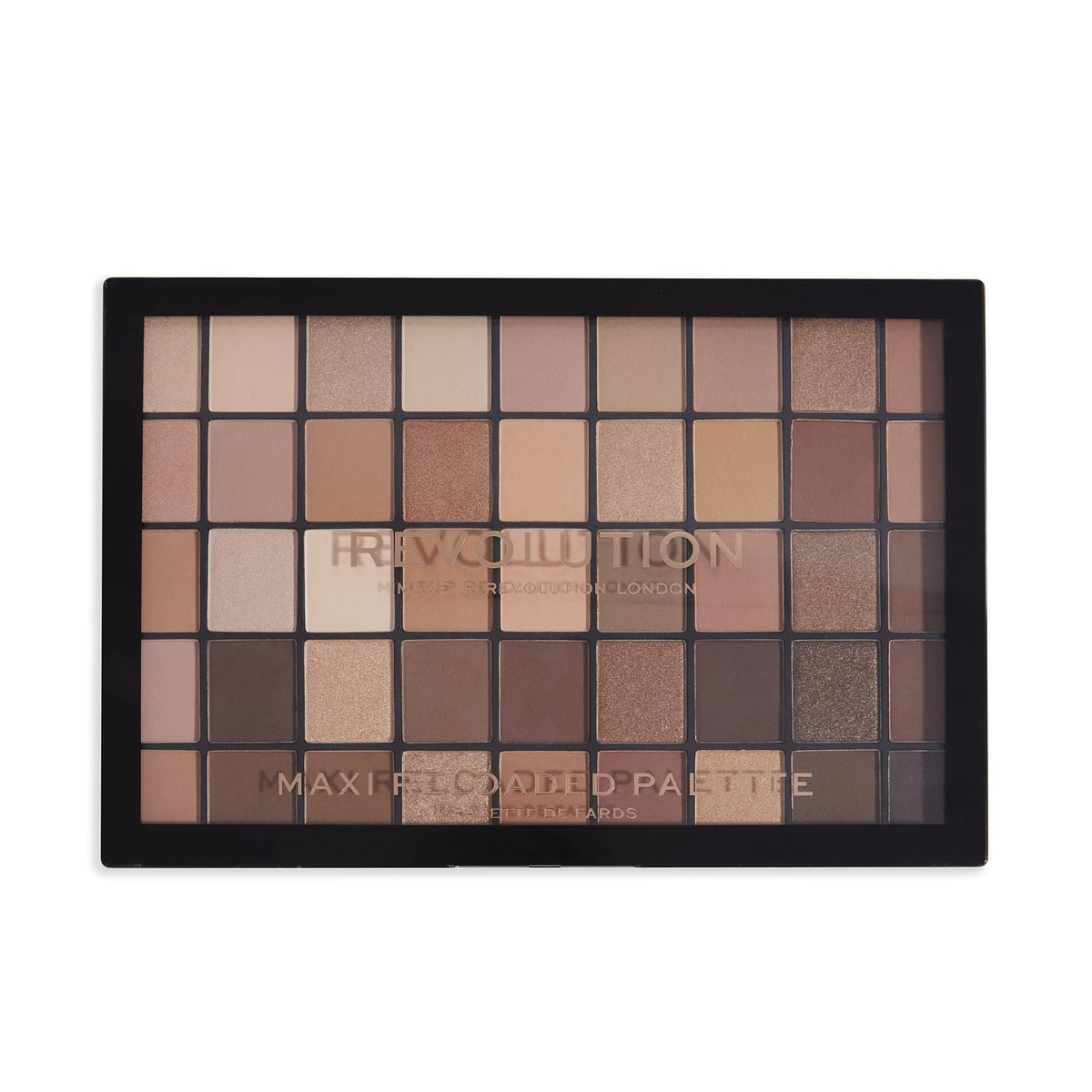 Palette Maxi Reloaded ouverte montrant les 45 teintes en détail