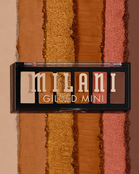 Palette ouverte montrant les 6 teintes de fards Milani Champagne Problems