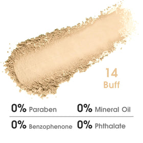 Palette ouverte montrant les teintes mat et scintillantes
