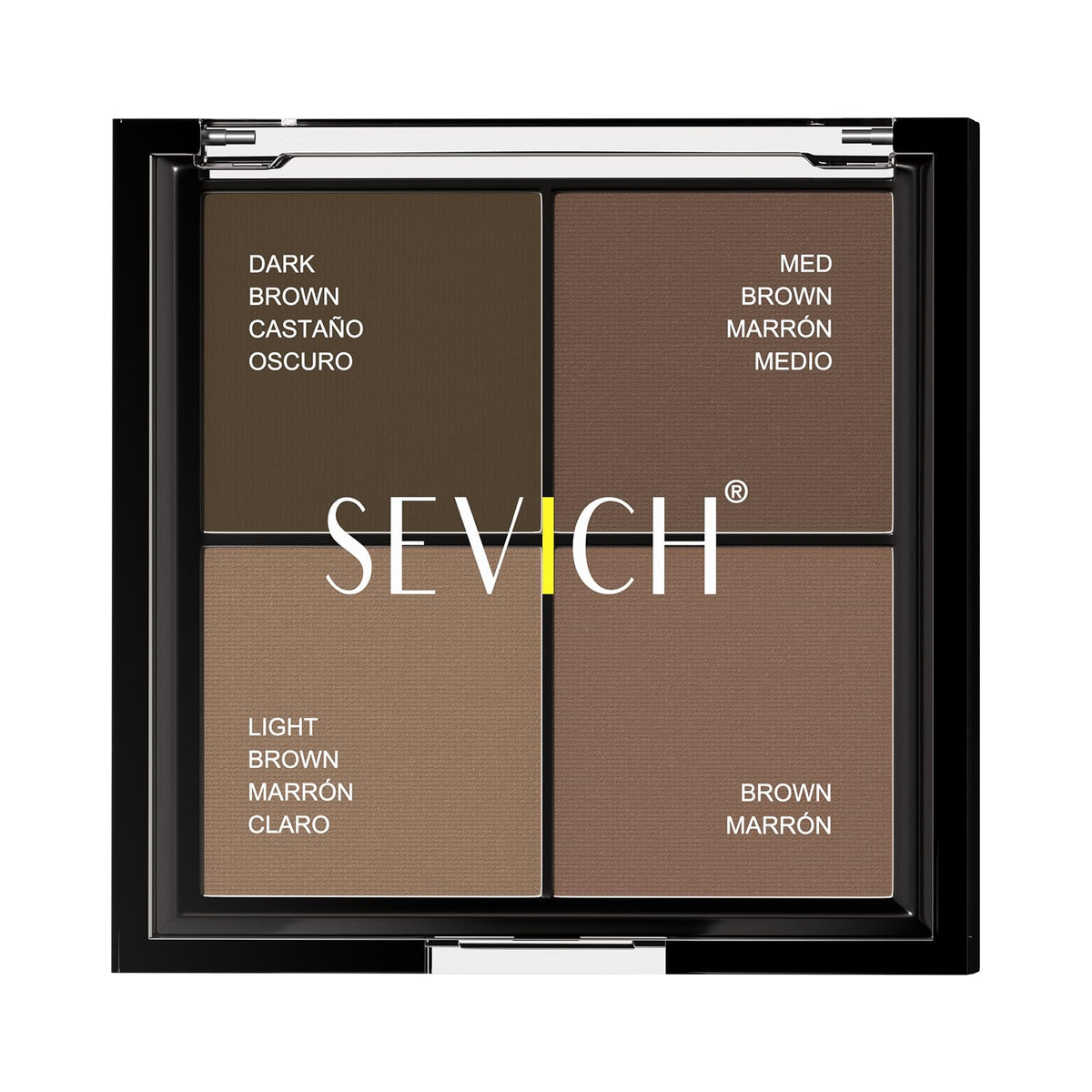Palette SEVICH Poudre Cheveux Brun avec 4 teintes