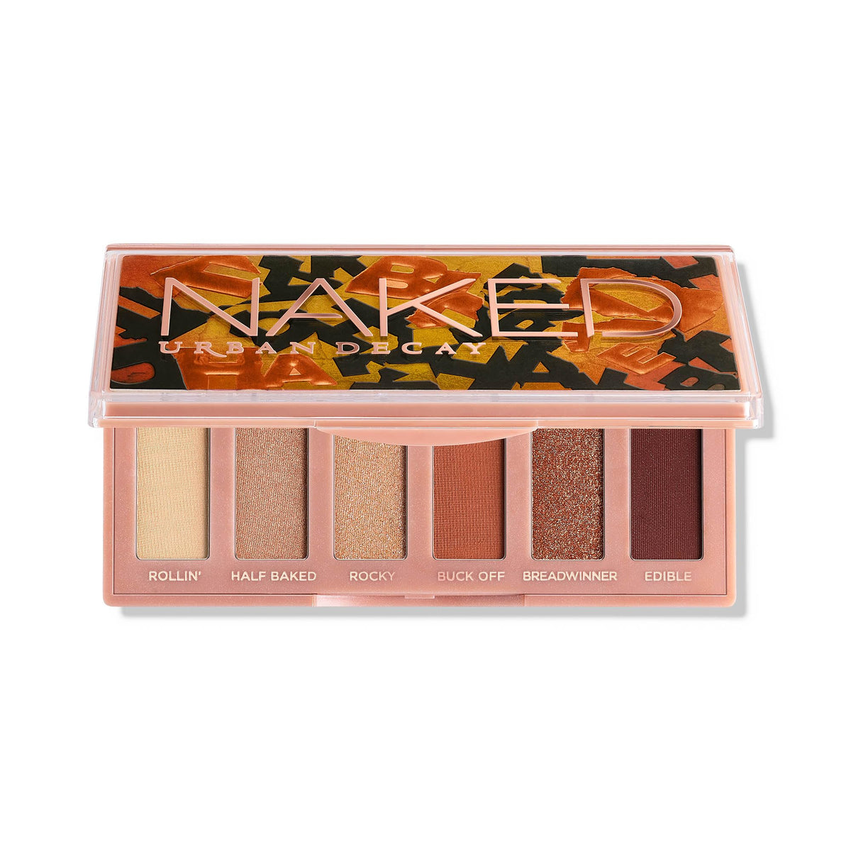 Palette URBAN DECAY Mini Bronzes vue de face avec 6 teintes chaudes