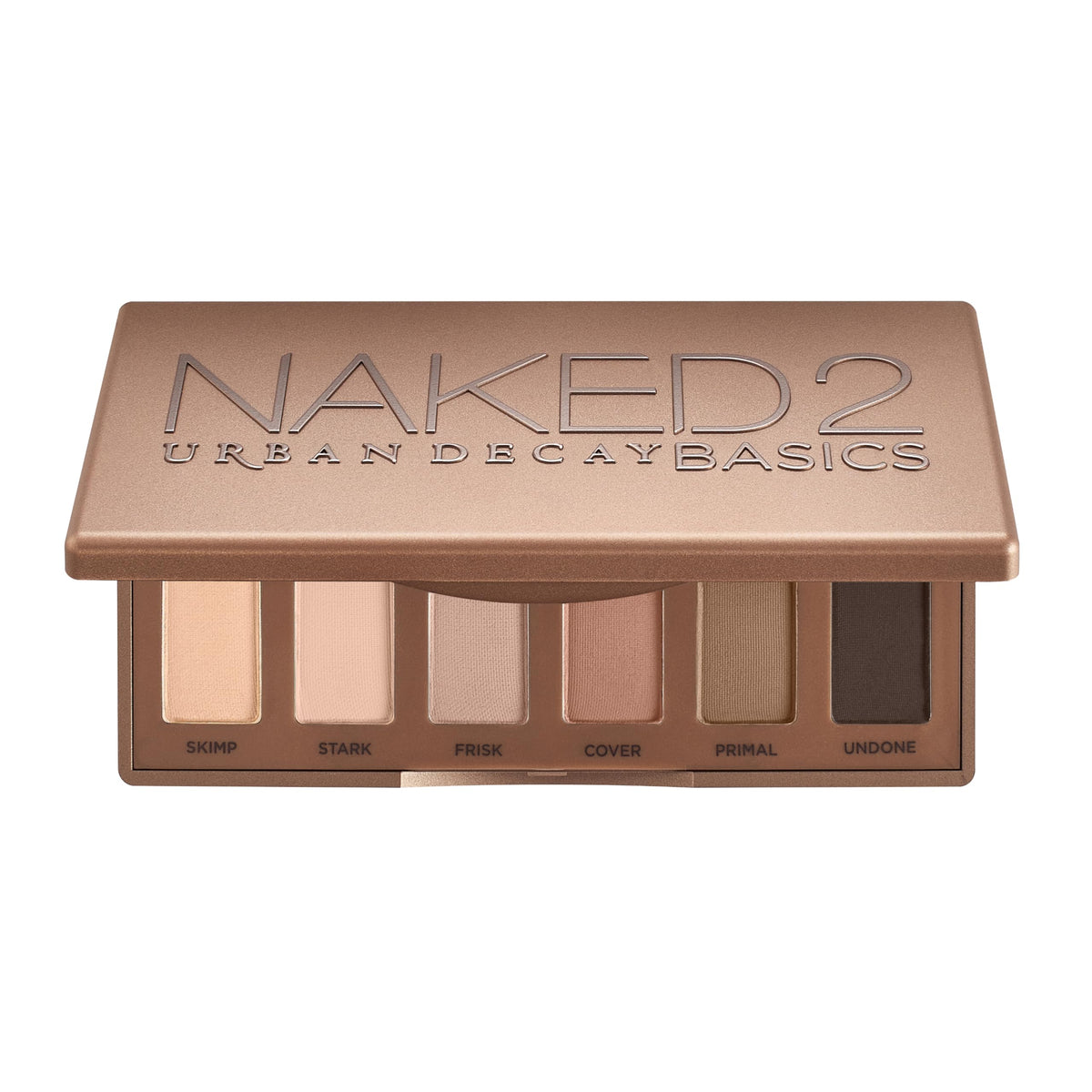 Palette URBAN DECAY Naked2 Basics avec 6 ombres mates vue de face