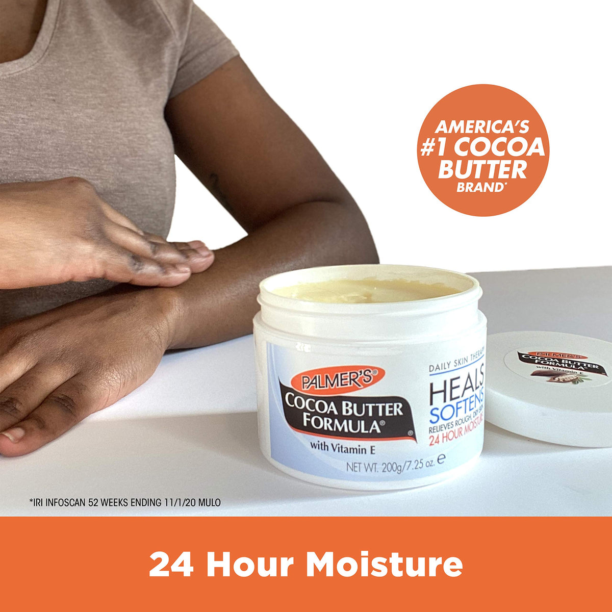 Palmer's Baume au Beurre de Cacao texture riche sur la peau