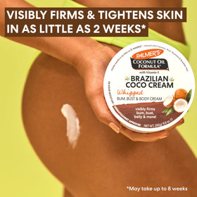 Palmer's Crème Raffermissante au Coco Brésilien texture crémeuse