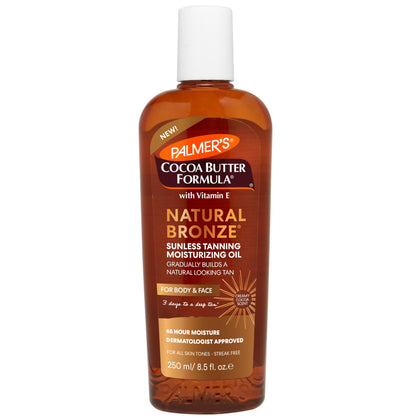 Palmer's Huile Solaire Auto-Bronzante 250 ml vue avant