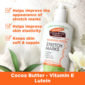 Palmer's Lotion Anti-Vergetures 290g texture de la lotion