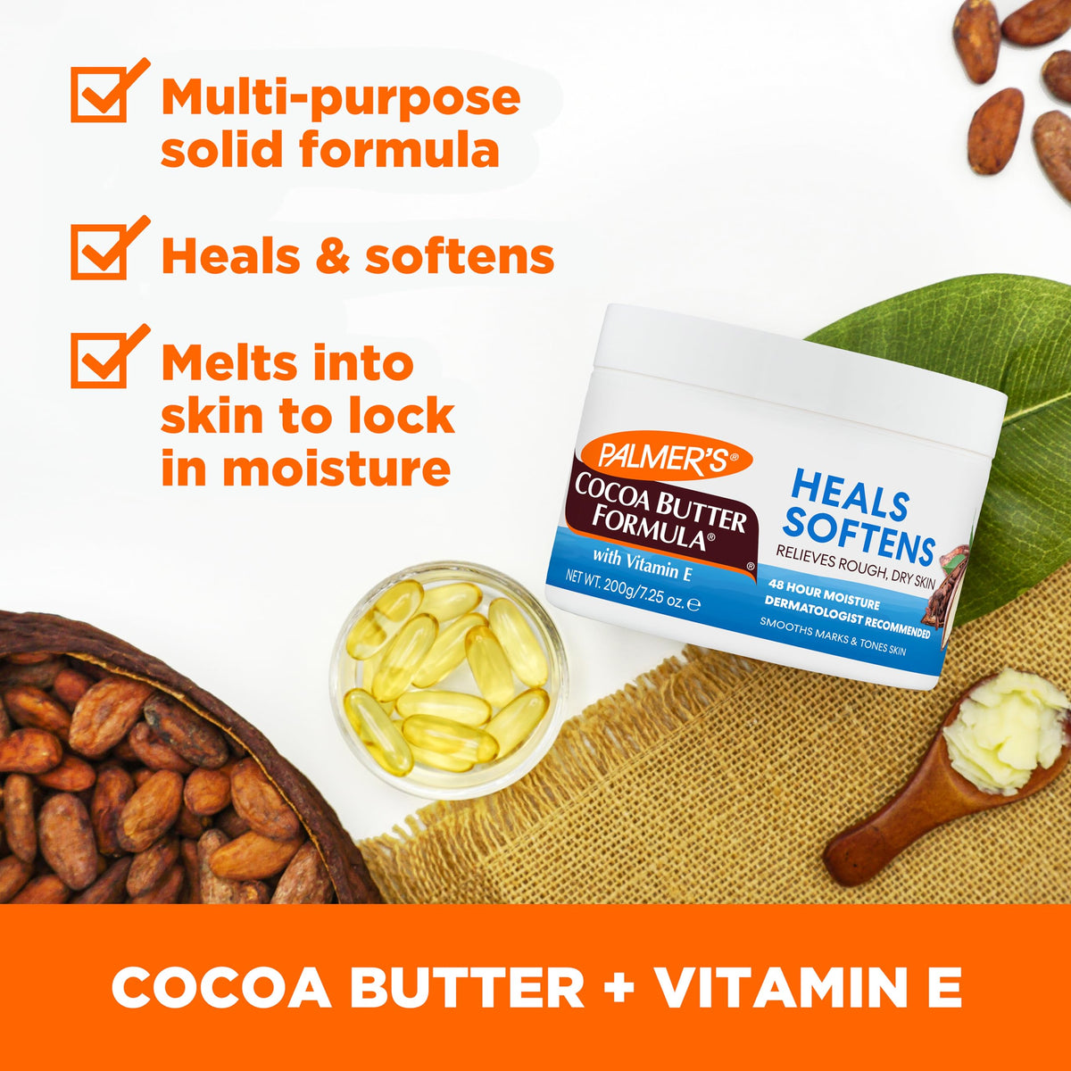 Palmer's Lotion Solide au Beurre de Cacao, texture du produit