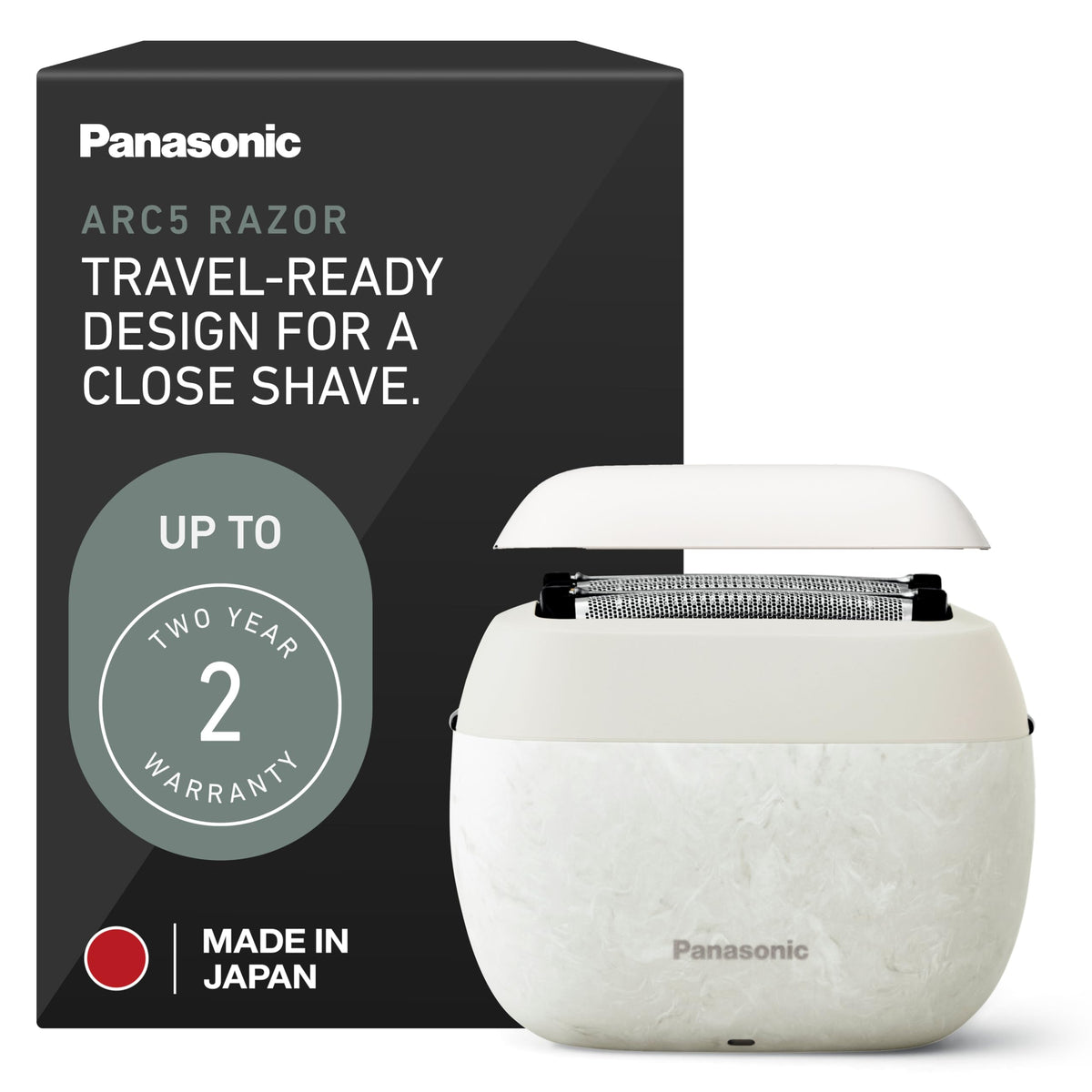 Panasonic ARC5 rasoir électrique compact avec design ergonomique