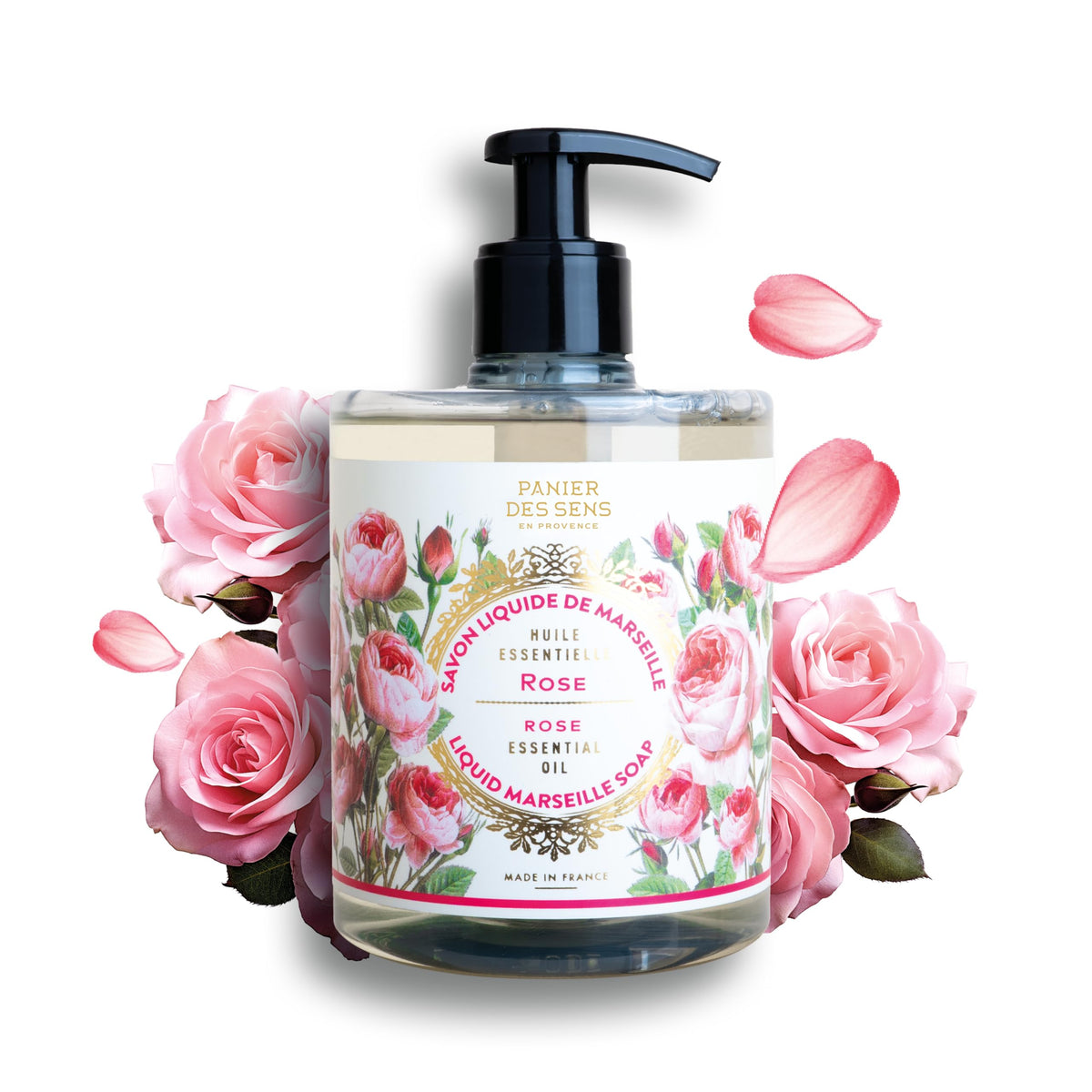 Panier des Sens Savon Liquide de Rose 500 ml vue avant