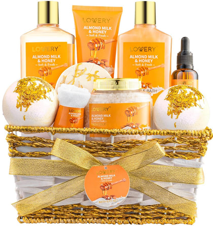 Panier LOVERY incluant gel douche et bombes de bain