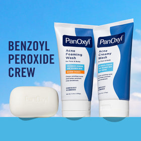 PanOxyl Crème Lavante Antimicrobienne 4% texture crémeuse