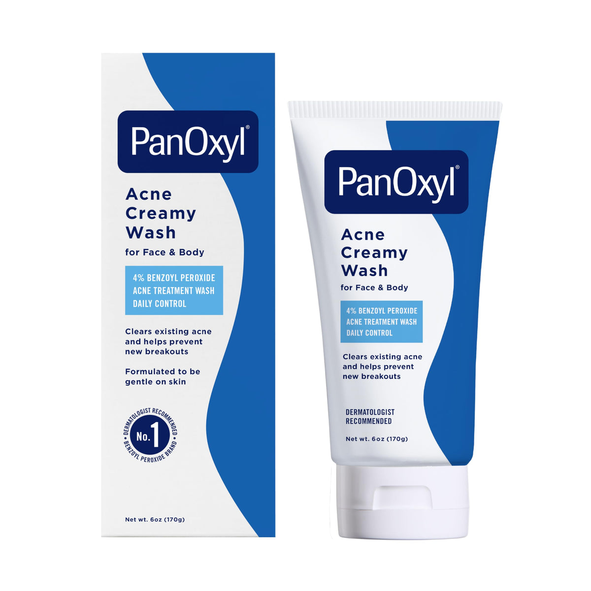 PanOxyl Crème Lavante Antimicrobienne 4% vue de face