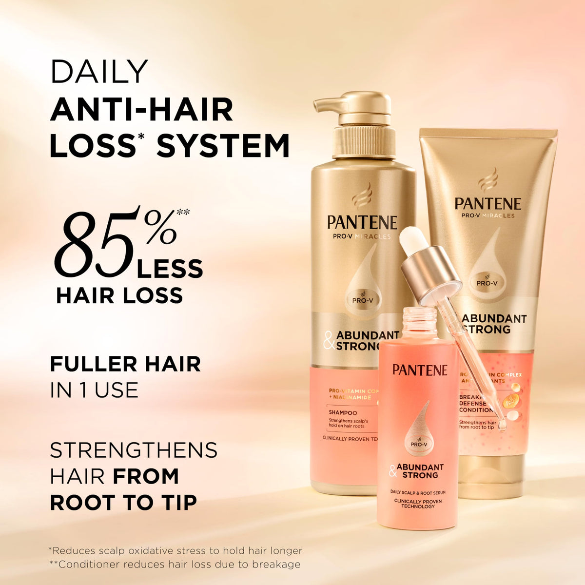 Pantene Après-Shampooing Abondant & Fort 8 oz vue avant