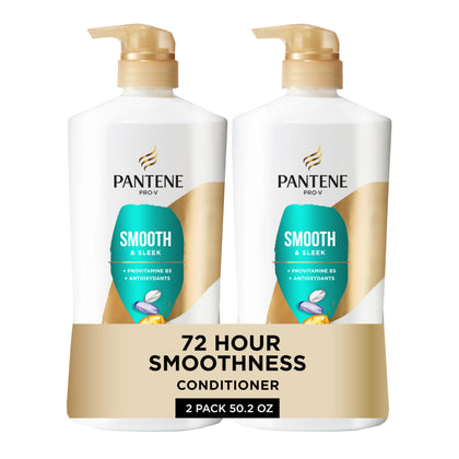 Pantene Après-Shampooing Smooth & Sleek 25,1 Oz vue avant