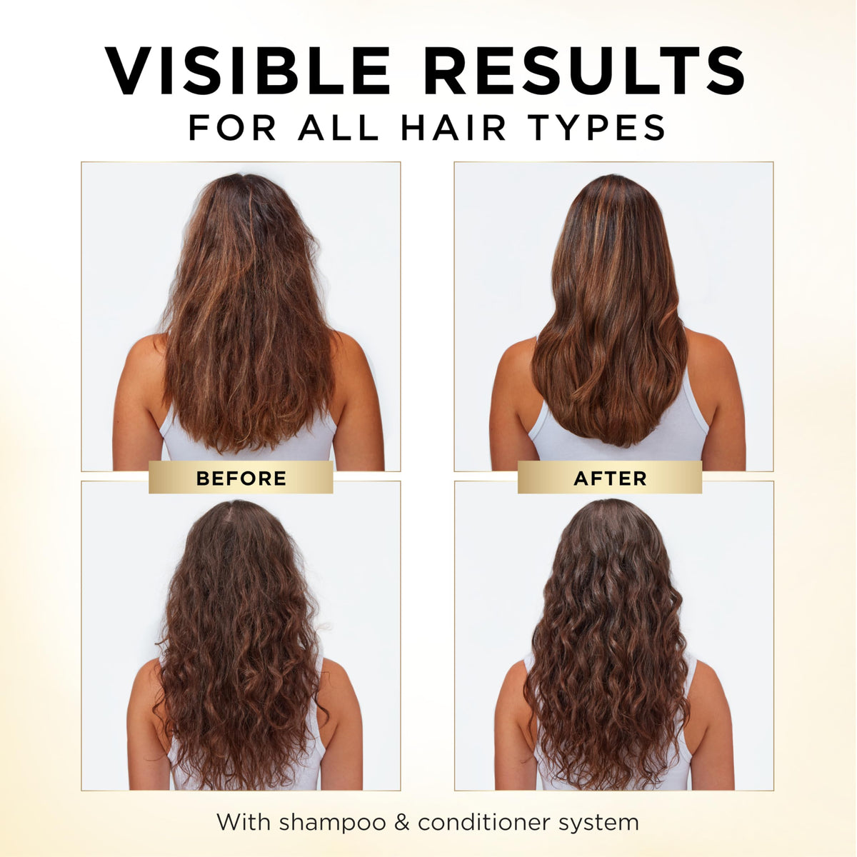 Pantene Daily Moisture Renewal shampoo pouring into hand