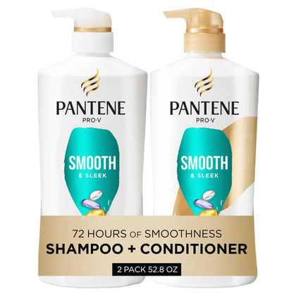 Pantene ensemble shampooing et après-shampooing 52,8 Oz vue avant