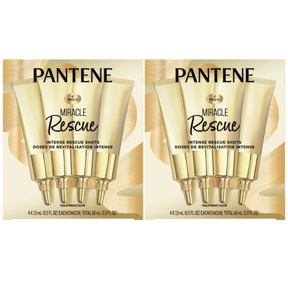 Pantene Masque Miracle Rescue Shots 8 ampoules 14,8 ml vue de face