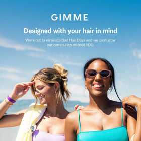 Paquet d'élastiques à cheveux GIMME avec dimensions visibles