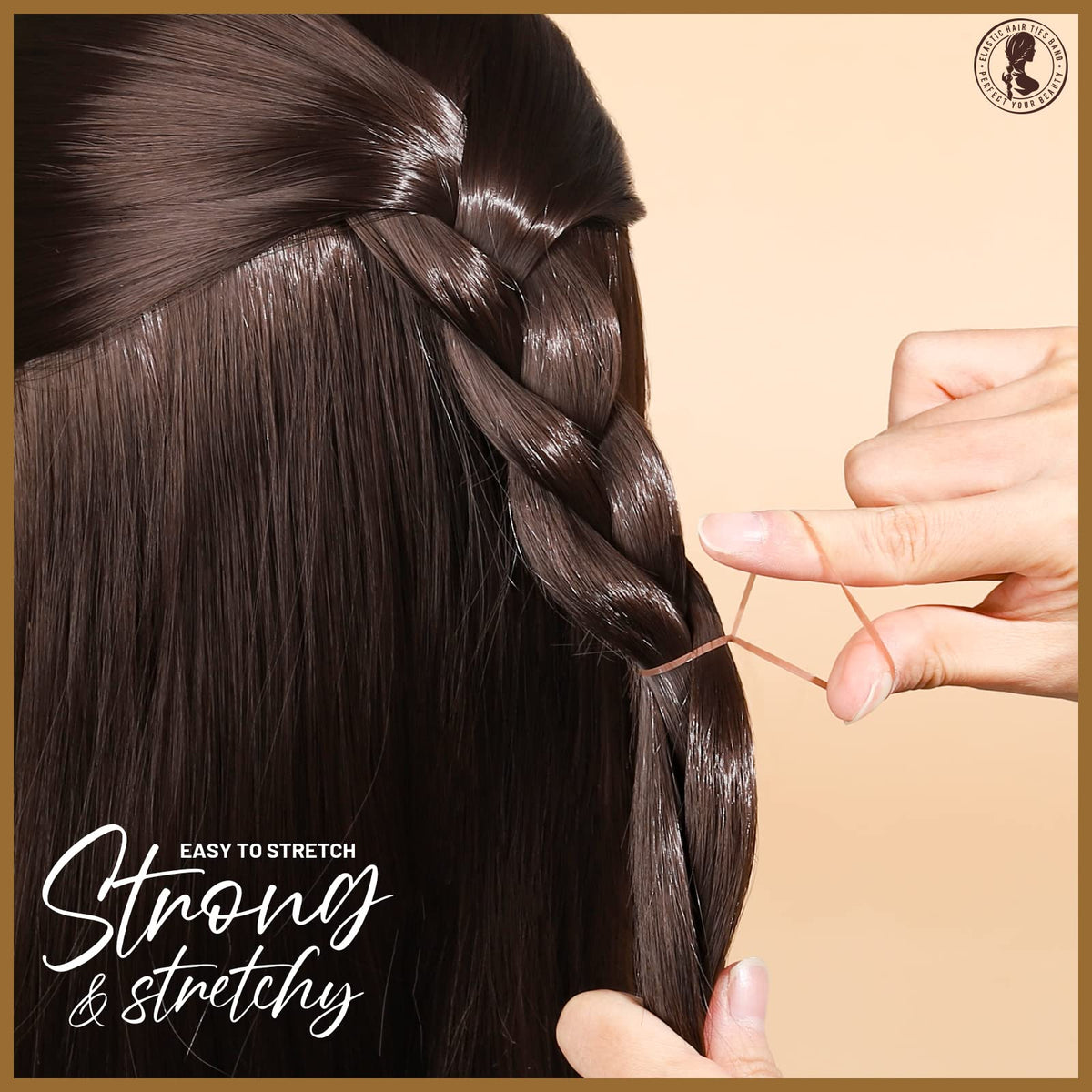 Paquet d'élastiques à cheveux Teenitor sur une table