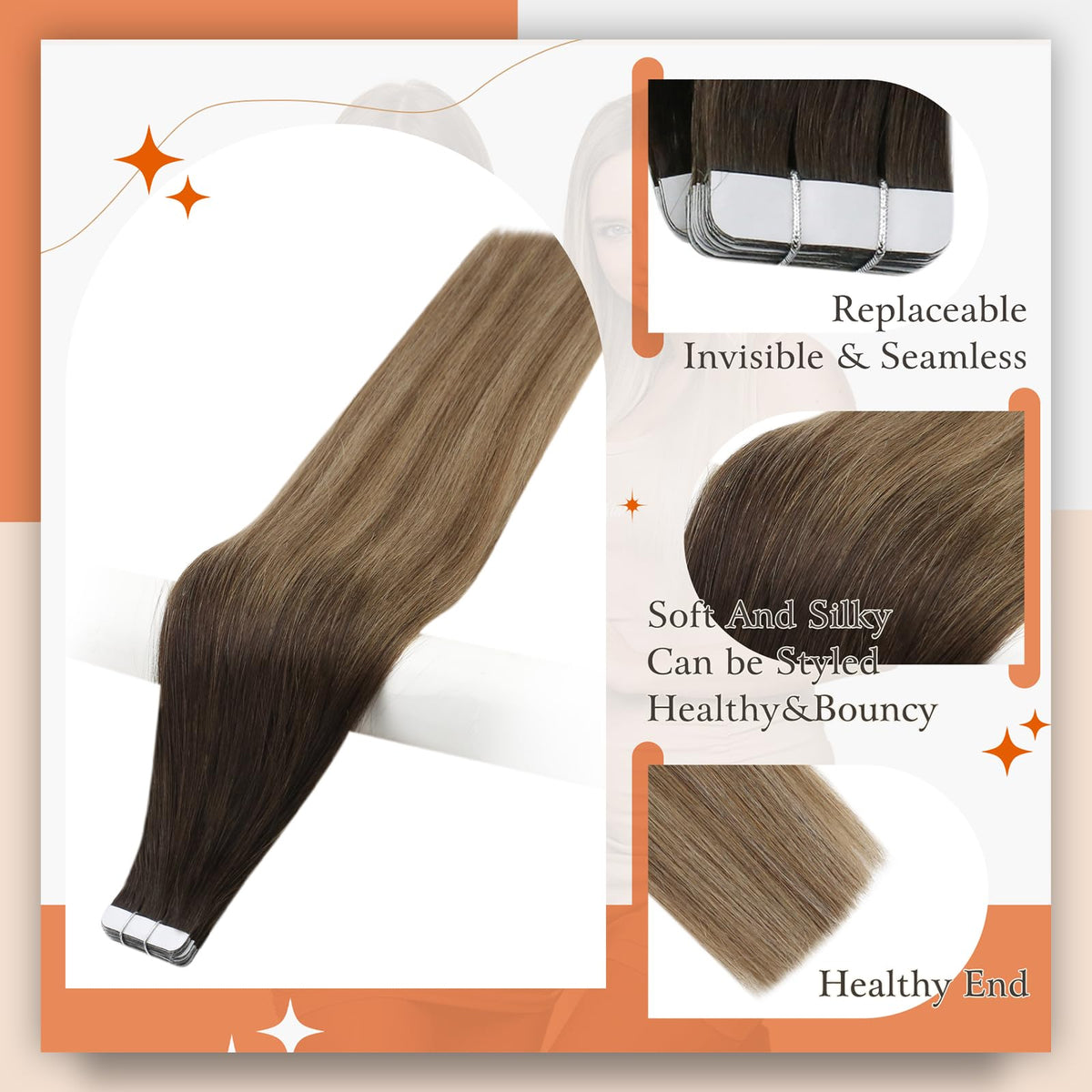 Paquet d'extensions capillaires Full Shine 20 pouces