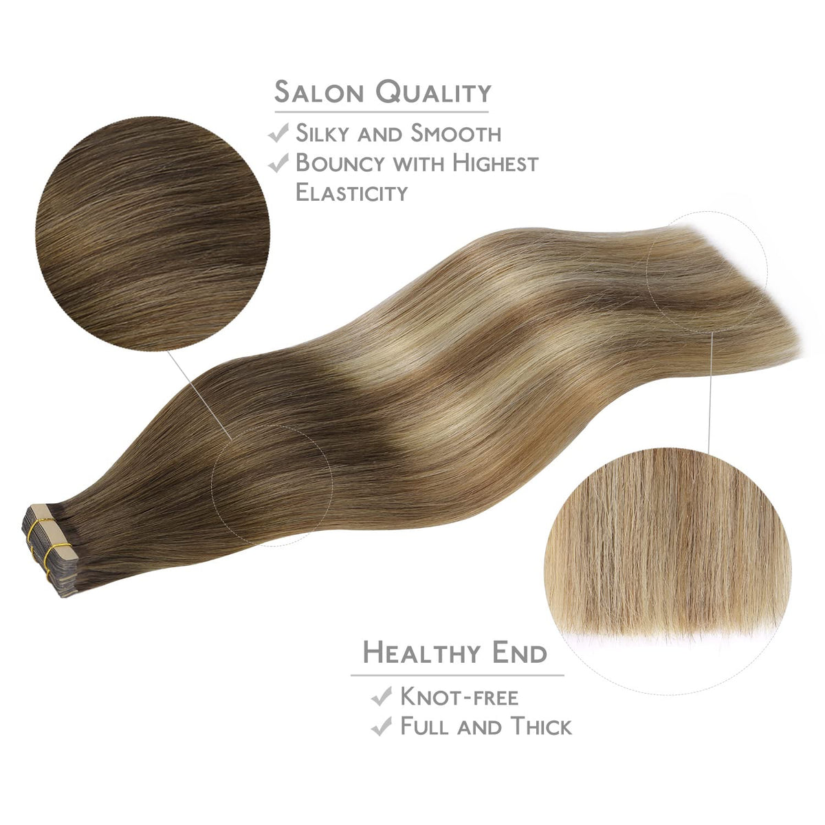Paquet d'extensions capillaires Wennalife de 20 pièces