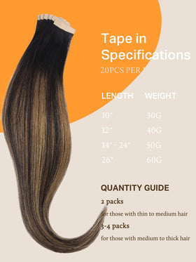 Paquet d'extensions de cheveux DOORES avec 20 pièces