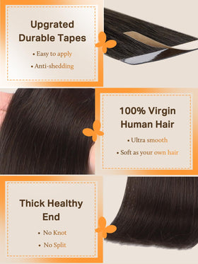 Paquet d'extensions de cheveux DOORES avec 20 pièces, dimensions 14.6 × 10 × 3.4 cm