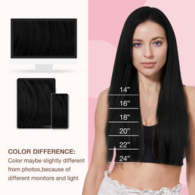 Paquet d'extensions de cheveux GOO GOO avec instructions d'entretien
