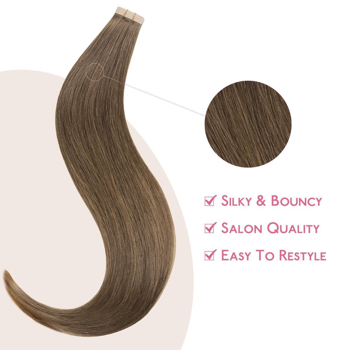 Paquet d'extensions de cheveux humains Wennalife