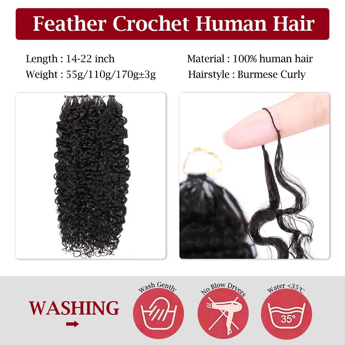 Paquet d'extensions de cheveux LOLLY HAIR 110g